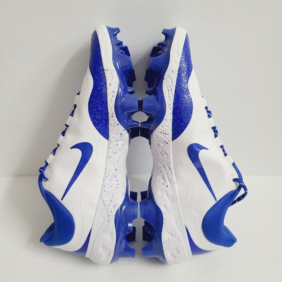 NEW Nike Alpha Huarache Elite 4 Low MCS Baseball Cleats FD6255-106 Size 12 White main image 5